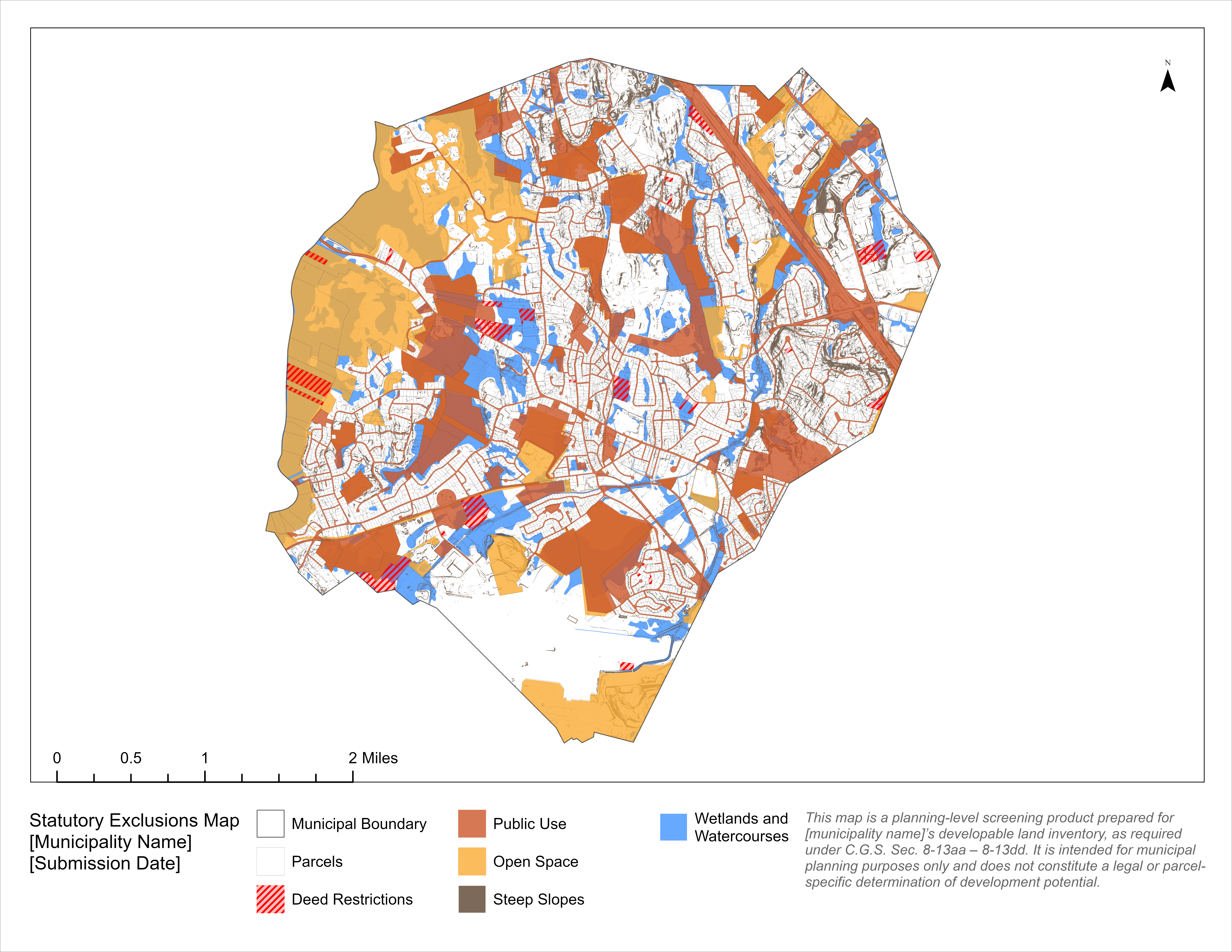 Example Statutory Exclusions Map